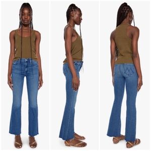 MOTHER Denim Weekender Fray Jeans Size 30 NWT